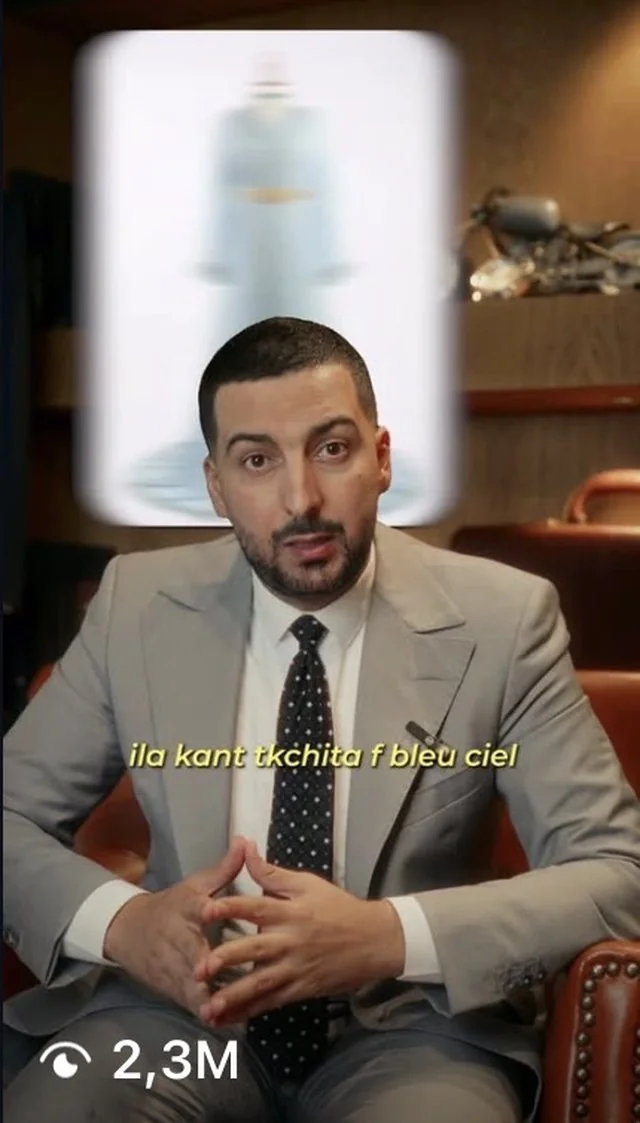 Reel Carismen à 2,3 M de vues — mode masculine marocaine